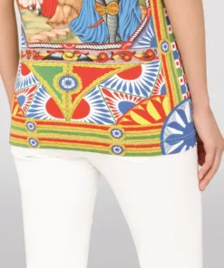 Dolce & Gabbana Patterned T-Shirt HH96D-FRIGO 17 STAMP T-shirts -Dolce & Gabbana online Store dolce gabbana patterned t shirt 16989664 33842440 1000