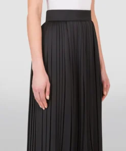 Dolce & Gabbana Pleated Midi Skirt N0000-BLACK Midi Skirts -Dolce & Gabbana online Store dolce gabbana pleated midi skirt 16287897 31952642 1000