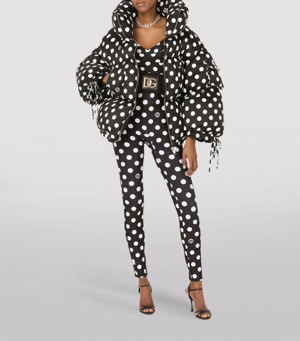 Dolce & Gabbana Polka-Dot Puffer Jacket HNSQA-POIS PICC BCO Puffer Jackets 2 Dolce & Gabbana Polka-Dot Puffer Jacket HNSQA-POIS PICC BCO Puffer Jackets - Image 2