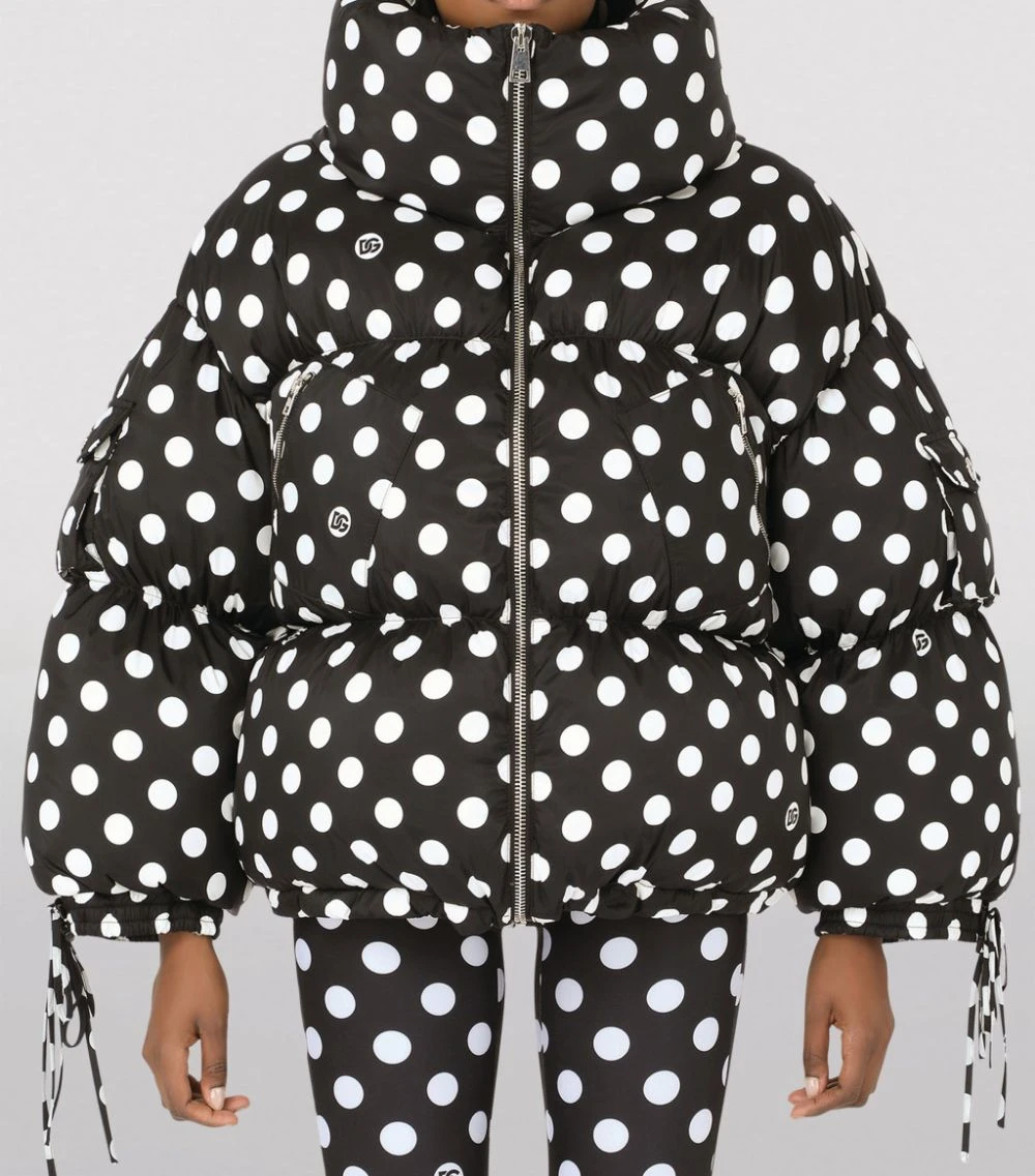 Dolce & Gabbana Polka-Dot Puffer Jacket HNSQA-POIS PICC BCO Puffer Jackets 3 Dolce & Gabbana Polka-Dot Puffer Jacket HNSQA-POIS PICC BCO Puffer Jackets - Image 3