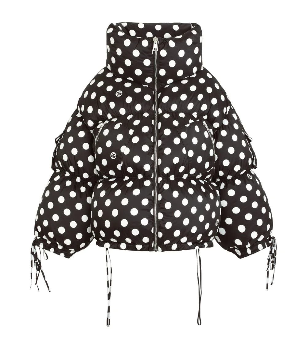 Dolce & Gabbana Polka-Dot Puffer Jacket HNSQA-POIS PICC BCO Puffer Jackets 1 Dolce & Gabbana Polka-Dot Puffer Jacket HNSQA-POIS PICC BCO Puffer Jackets