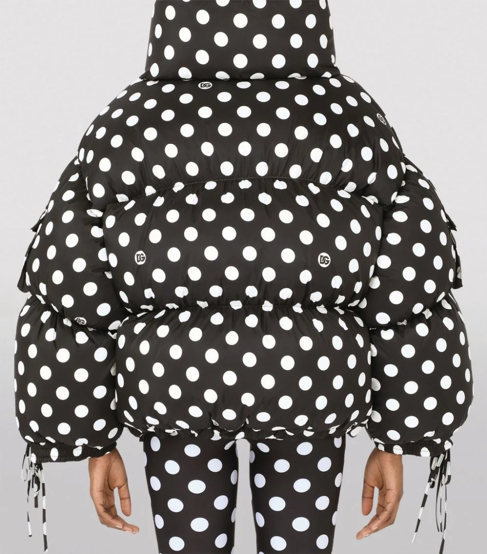 Dolce & Gabbana Polka-Dot Puffer Jacket HNSQA-POIS PICC BCO Puffer Jackets 4 Dolce & Gabbana Polka-Dot Puffer Jacket HNSQA-POIS PICC BCO Puffer Jackets - Image 4