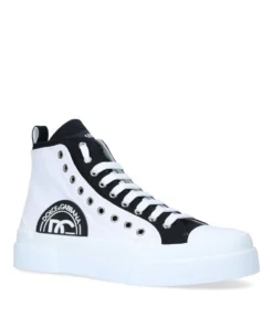 Dolce & Gabbana Portofino Light High-Top Sneakers WHITE/BLK