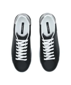 Dolce & Gabbana Portofino Logo Sneakers BLK/WHITE Low-Top Sneakers -Dolce & Gabbana online Store dolce gabbana portofino logo sneakers 14852713 25414335 1000