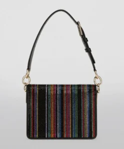 Dolce & Gabbana Rhinestone-Embellished DG Shoulder Bag 8V945-MULTI/BLACK Shoulder Bags -Dolce & Gabbana online Store dolce gabbana rhinestone embellished dg shoulder bag 17763124 37439676 1000