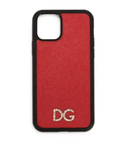 Dolce & Gabbana Rhinestone Logo iPhone 11 Pro Case 80303-RED Mobile Phone Accessories