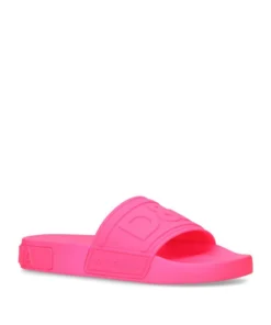 Dolce & Gabbana Saint Barth Slides FUSHIA