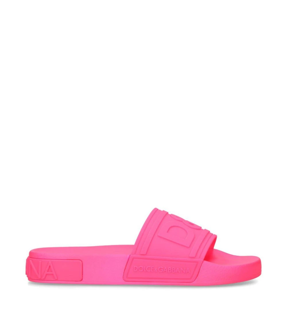 Dolce & Gabbana Saint Barth Slides FUSHIA 3 Dolce & Gabbana Saint Barth Slides FUSHIA - Image 3