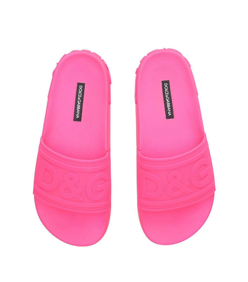 Dolce & Gabbana Saint Barth Slides FUSHIA 4 Dolce & Gabbana Saint Barth Slides FUSHIA - Image 4