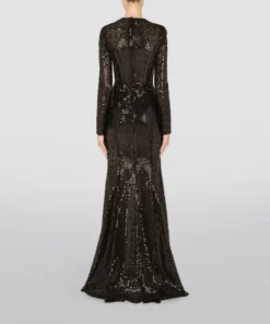 Dolce & Gabbana Sequinned Mermaid Gown N0000-BLACK Gowns -Dolce & Gabbana online Store dolce gabbana sequinned mermaid gown 17710496 37439531 1000