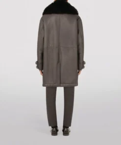 Dolce & Gabbana Shearling Coat N0542-IRON GREY Leather Jackets -Dolce & Gabbana online Store dolce gabbana shearling coat 17359442 35732128 1000