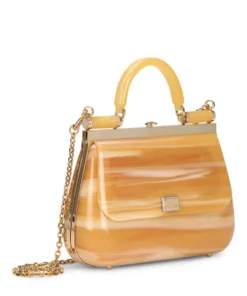 Dolce & Gabbana Sicily Top-Handle Box Bag 87546-AMBER Top Handle Bags -Dolce & Gabbana online Store dolce gabbana sicily top handle box bag 16838098 33293247 1000