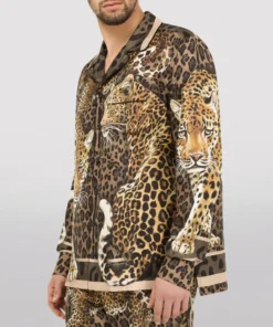 Dolce & Gabbana Silk Animal Print Shirt HK2XM-LEOPARDI Casual Shirts -Dolce & Gabbana online Store dolce gabbana silk animal print shirt 16981866 33814885 1000