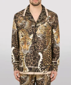 Dolce & Gabbana Silk Animal Print Shirt HK2XM-LEOPARDI Casual Shirts -Dolce & Gabbana online Store dolce gabbana silk animal print shirt 16981866 33816330 1000