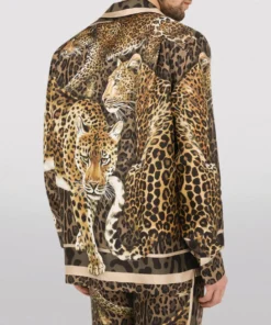 Dolce & Gabbana Silk Animal Print Shirt HK2XM-LEOPARDI Casual Shirts -Dolce & Gabbana online Store dolce gabbana silk animal print shirt 16981866 33817329 1000