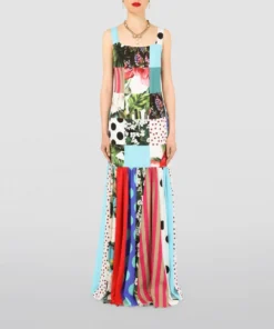 Dolce & Gabbana Silk-Blend Patchwork Maxi Dress S9000-COMBINED COLOU Maxi Dresses 8 Dolce & Gabbana Silk-Blend Patchwork Maxi Dress S9000-COMBINED COLOU Maxi Dresses -Dolce & Gabbana online Store dolce gabbana silk blend patchwork maxi dress 16847122 33331038 1000