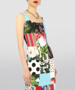 Dolce & Gabbana Silk-Blend Patchwork Maxi Dress S9000-COMBINED COLOU Maxi Dresses 11 Dolce & Gabbana Silk-Blend Patchwork Maxi Dress S9000-COMBINED COLOU Maxi Dresses -Dolce & Gabbana online Store dolce gabbana silk blend patchwork maxi dress 16847122 33331040 1000