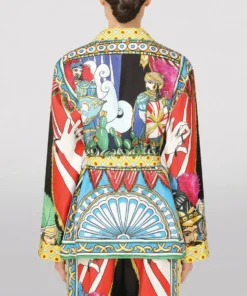 Dolce & Gabbana Silk Carretto Print Pyjama Shirt HH80D-FRIGO 1 F Blouses 10 Dolce & Gabbana Silk Carretto Print Pyjama Shirt HH80D-FRIGO 1 F Blouses -Dolce & Gabbana online Store dolce gabbana silk carretto print pyjama shirt 16990184 33842446 1000