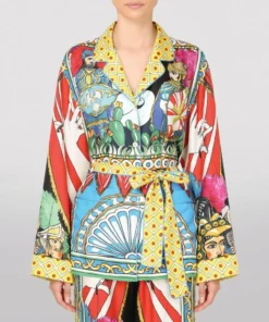 Dolce & Gabbana Silk Carretto Print Pyjama Shirt HH80D-FRIGO 1 F Blouses 9 Dolce & Gabbana Silk Carretto Print Pyjama Shirt HH80D-FRIGO 1 F Blouses -Dolce & Gabbana online Store dolce gabbana silk carretto print pyjama shirt 16990184 33842447 1000