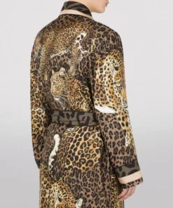 Dolce & Gabbana Silk Leopard Print Robe HK2XM-LEOPARDI Overcoats -Dolce & Gabbana online Store dolce gabbana silk leopard print robe 17297959 35371522 1000