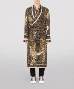 Dolce & Gabbana Silk Leopard Print Robe HK2XM-LEOPARDI Overcoats -Dolce & Gabbana online Store dolce gabbana silk leopard print robe 17297959 35371523 1000