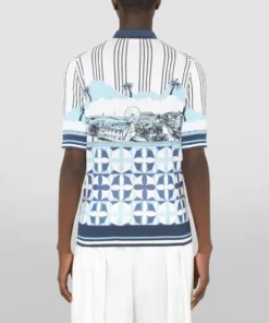 Dolce & Gabbana Silk-Rich Polo Shirt HB2AZ-PONTI FDO.BLU Polo Shirts -Dolce & Gabbana online Store dolce gabbana silk rich polo shirt 16781284 33045742 1000