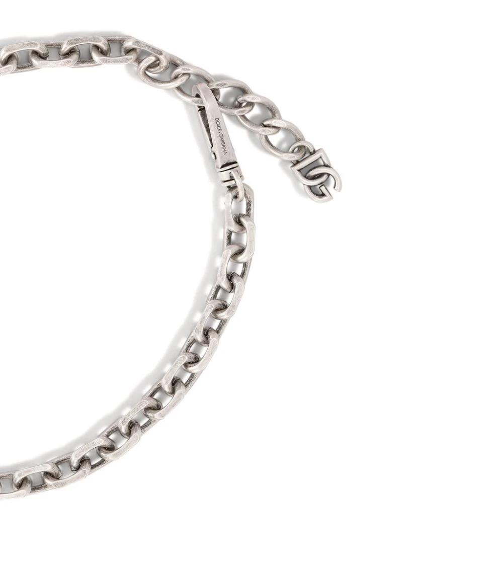 Dolce & Gabbana Silver-Tone Chain Necklace G7533-ARGENTO ANTICA Necklaces 2 Dolce & Gabbana Silver-Tone Chain Necklace G7533-ARGENTO ANTICA Necklaces - Image 2