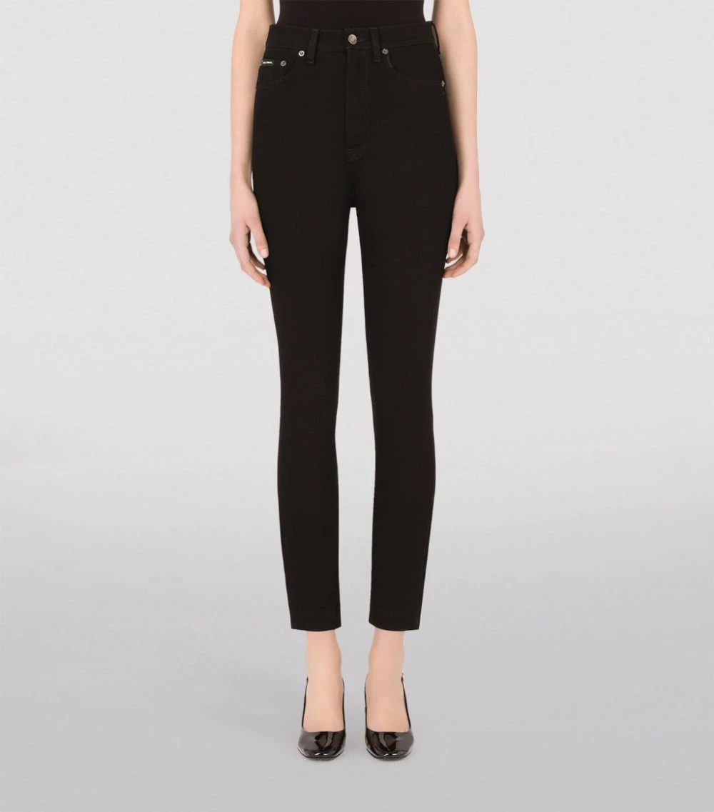 Dolce & Gabbana Skinny High-Rise Jeans S9001-COMBINED COLOU Skinny Jeans 3 Dolce & Gabbana Skinny High-Rise Jeans S9001-COMBINED COLOU Skinny Jeans - Image 3