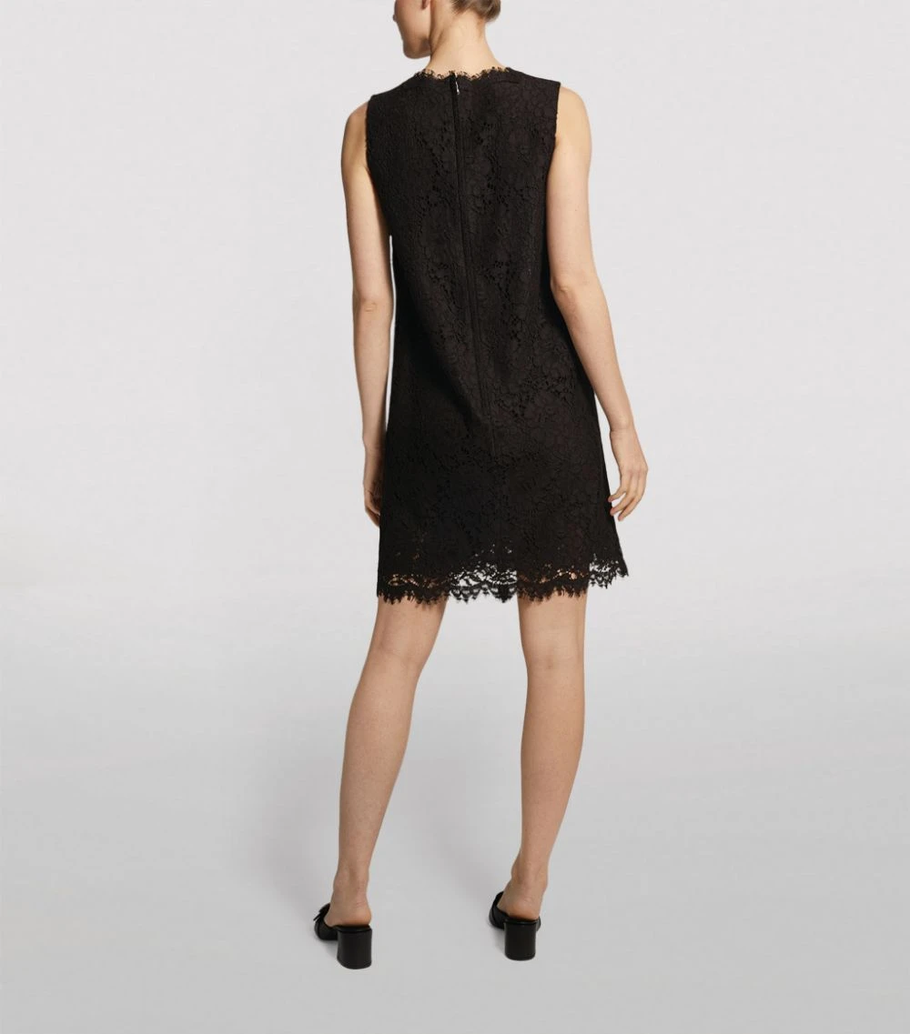 Dolce & Gabbana Sleeveless Lace Mini Dress N0000-BLACK Little Black Dresses 3 Dolce & Gabbana Sleeveless Lace Mini Dress N0000-BLACK Little Black Dresses - Image 3
