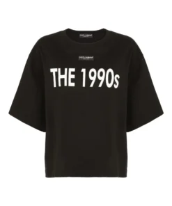 Dolce & Gabbana Slogan T-Shirt HN3FR-1990S FDO.NERO T-shirts