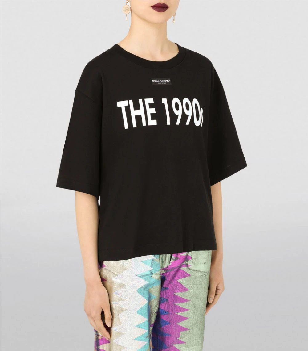 Dolce & Gabbana Slogan T-Shirt HN3FR-1990S FDO.NERO T-shirts 4 Dolce & Gabbana Slogan T-Shirt HN3FR-1990S FDO.NERO T-shirts - Image 4