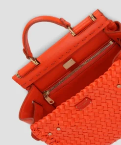 Dolce & Gabbana Small Leather Sicily 62 Soft Bag 8L200-ORANGE Crossbody Bags 11 Dolce & Gabbana Small Leather Sicily 62 Soft Bag 8L200-ORANGE Crossbody Bags -Dolce & Gabbana online Store dolce gabbana small leather sicily 62 soft bag 16836785 33288705 1000