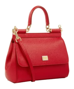 Dolce & Gabbana Small Leather Sicily Top-Handle Bag 80303-RED Top Handle Bags -Dolce & Gabbana online Store dolce gabbana small leather sicily top handle bag 14864745 25211980 1000