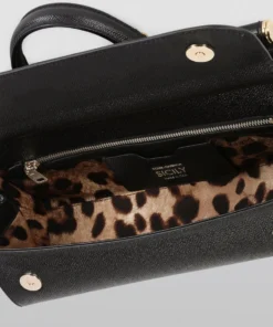 Dolce & Gabbana Small Leather Sicily Top-Handle Bag 80999-BLACK Top Handle Bags -Dolce & Gabbana online Store dolce gabbana small leather sicily top handle bag 17629527 37210149 1000