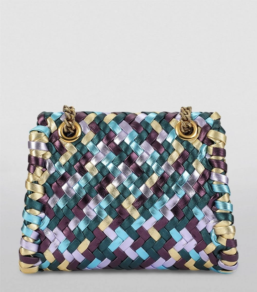 Dolce & Gabbana Small Metallic Leather Devotion Shoulder Bag 87767-MULTICOLOR 1 Shoulder Bags 3 Dolce & Gabbana Small Metallic Leather Devotion Shoulder Bag 87767-MULTICOLOR 1 Shoulder Bags - Image 3