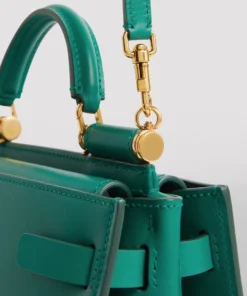 Dolce & Gabbana Small Sicily 62 Top-Handle Bag 8H544-DARK EMERALD Top Handle Bags -Dolce & Gabbana online Store dolce gabbana small sicily 62 top handle bag 15245427 26235733 1000