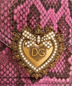 Dolce & Gabbana Small Snakeskin Devotion Shoulder Bag 80422-FUCHSIA Shoulder Bags 15 Dolce & Gabbana Small Snakeskin Devotion Shoulder Bag 80422-FUCHSIA Shoulder Bags -Dolce & Gabbana online Store dolce gabbana small snakeskin devotion shoulder bag 15299558 26503068 1000