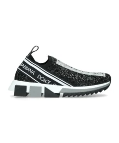 Dolce & Gabbana Sorrento Crystal Sneakers BLK/OTHER Slip-On Sneakers