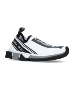 Dolce & Gabbana Sorrento Sneakers WHITE Slip-On Sneakers