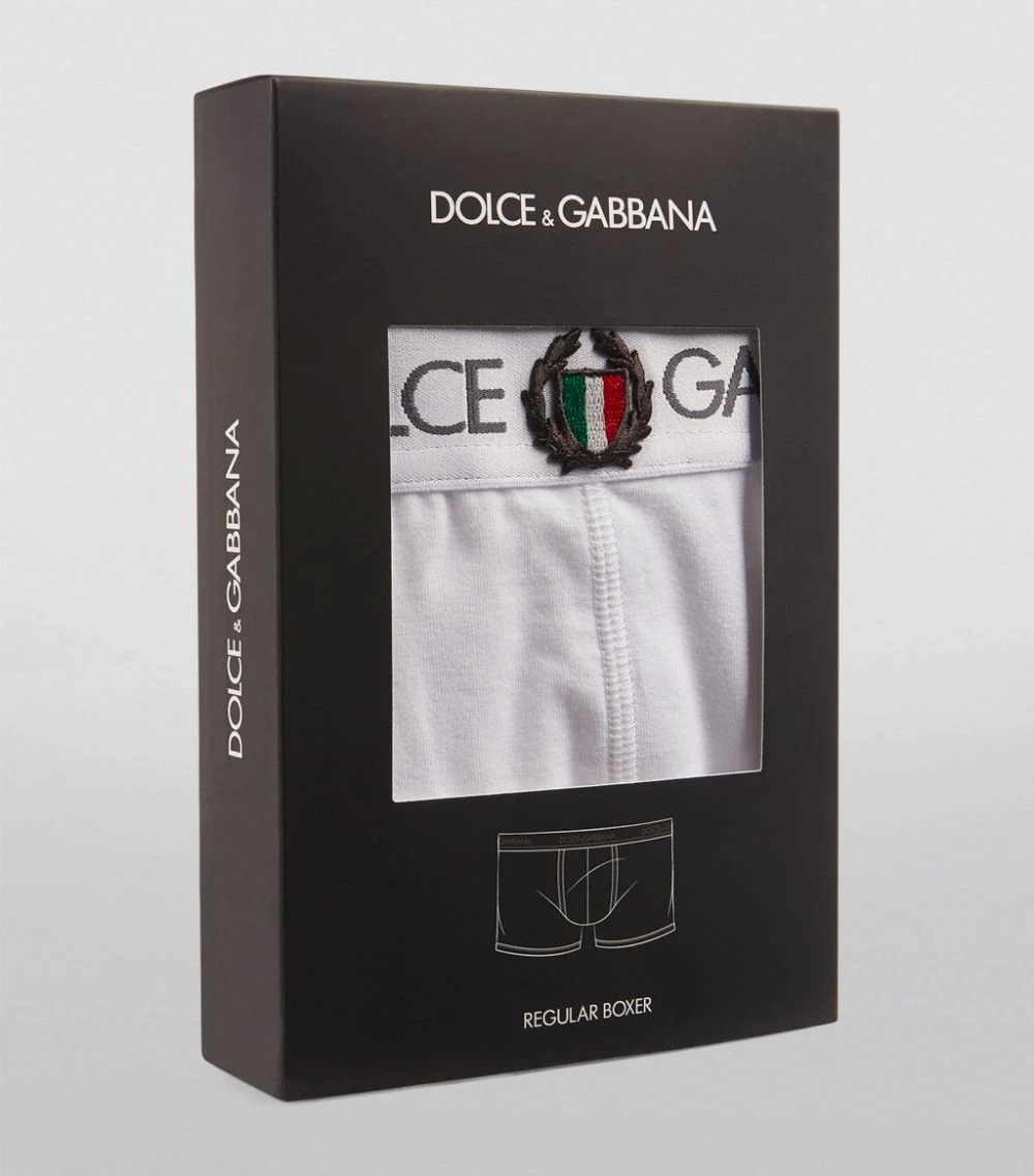 Dolce & Gabbana Sport Crest Trunks W0800WHITE Boxers 4 Dolce & Gabbana Sport Crest Trunks W0800WHITE Boxers - Image 4