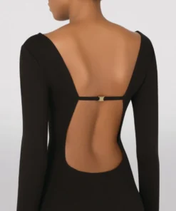 Dolce & Gabbana Strap-Detail Mini Dress N0000-BLACK Mini Dresses -Dolce & Gabbana online Store dolce gabbana strap detail mini dress 17293344 35344538 1000