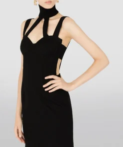 Dolce & Gabbana Strap-Detail Mini Dress N0000-BLACK Mini Dresses -Dolce & Gabbana online Store dolce gabbana strap detail mini dress 17682693 37210174 1000