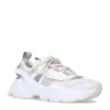 Dolce & Gabbana Stretch-Knit Daymaster Sneakers WHITE Low-Top Sneakers