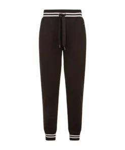 Dolce & Gabbana Stripe Trim Sweatpants N0000-BLACK