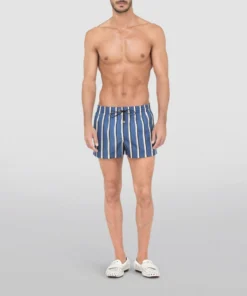 Dolce & Gabbana Striped Swim Shorts HTPZK-RIGA KAKI FDO. Swimwear