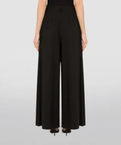 Dolce & Gabbana Virgin Wool Wide-Leg Trousers N0000-BLACK Tailored Trousers -Dolce & Gabbana online Store dolce gabbana virgin wool wide leg trousers 16847091 33331228 1000