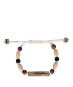 Dolce & Gabbana online Store 29 Dolce & Gabbana Wooden Beaded Bracelet M0009-ECRU'/ORO Bracelets