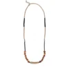 Dolce & Gabbana Wooden Beaded Necklace N0011-NERO/ORO Necklaces