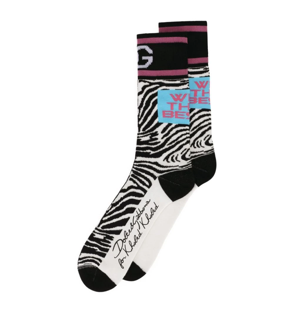 Dolce & Gabbana x DJ Khaled Socks S9000-COMBINED COLOU 2 Dolce & Gabbana x DJ Khaled Socks S9000-COMBINED COLOU - Image 2